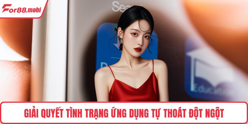 Giải quyết tình trạng ứng dụng tự thoát đột ngột