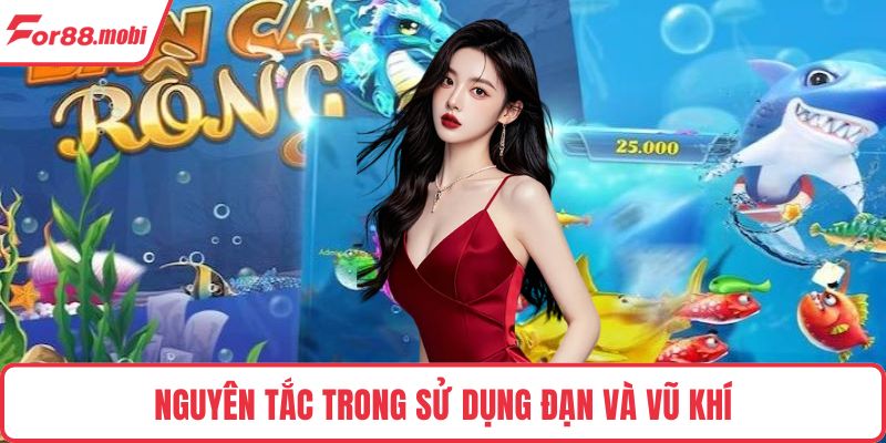 Nguyên tắc trong sử dụng đạn và vũ khí